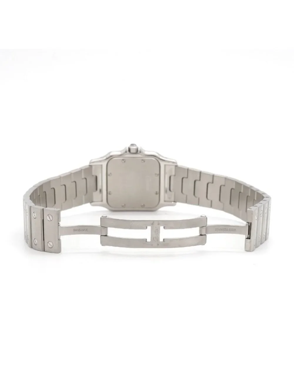 Cartier Santos Galbee LM Ivory Dial Watch